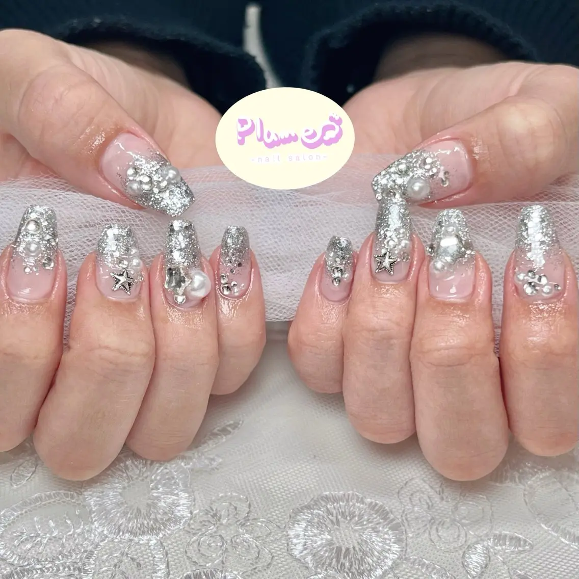 ネイル ハンドネイル plume nail ☆韓国ネイルのネイルデザイン