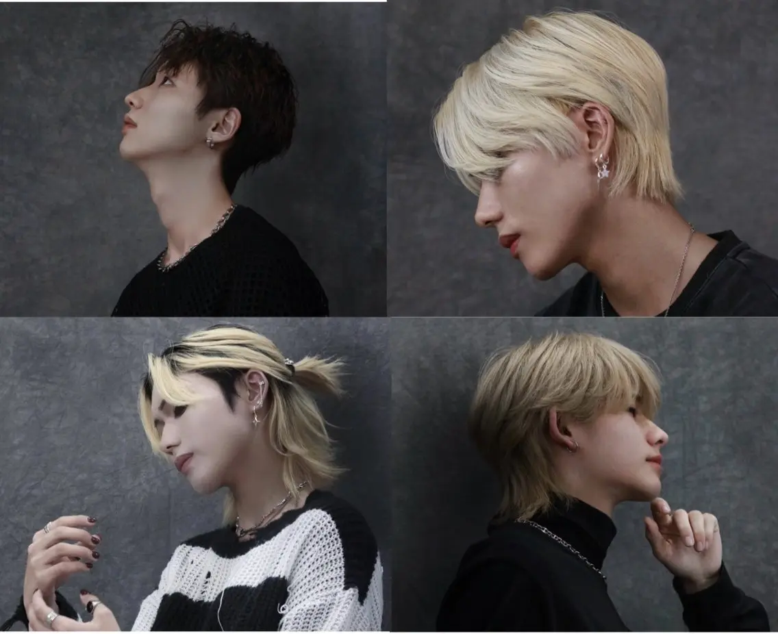 ミディアム メンズ ミディアムパーマ メンズパーマ カット ヘアカラー メンズカット特化🐺 メンズウルフ/置塩祥のヘアスタイル