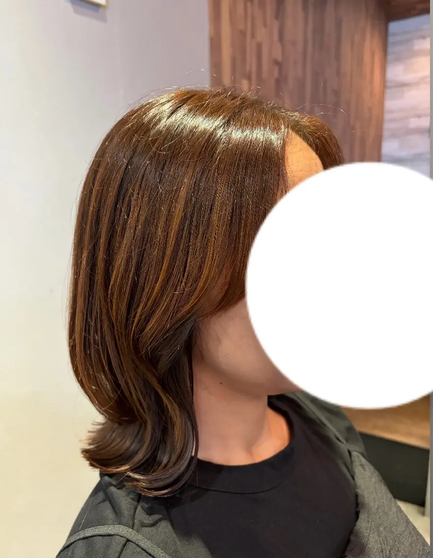 ミディアム カット カットモデル RURUのヘアスタイル