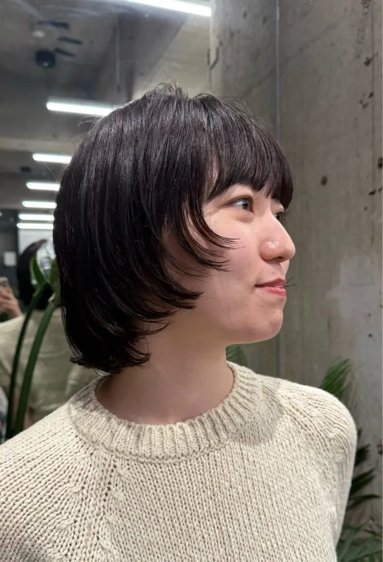 ショート カット ヘアカラー トリートメント 【ハッシュレイヤー 】🌷NATSUKIのヘアスタイル