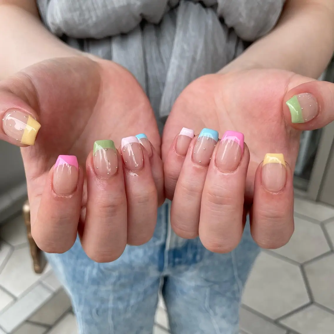 ネイル フレンチネイル ハンドネイル Rommy suiのネイルデザイン