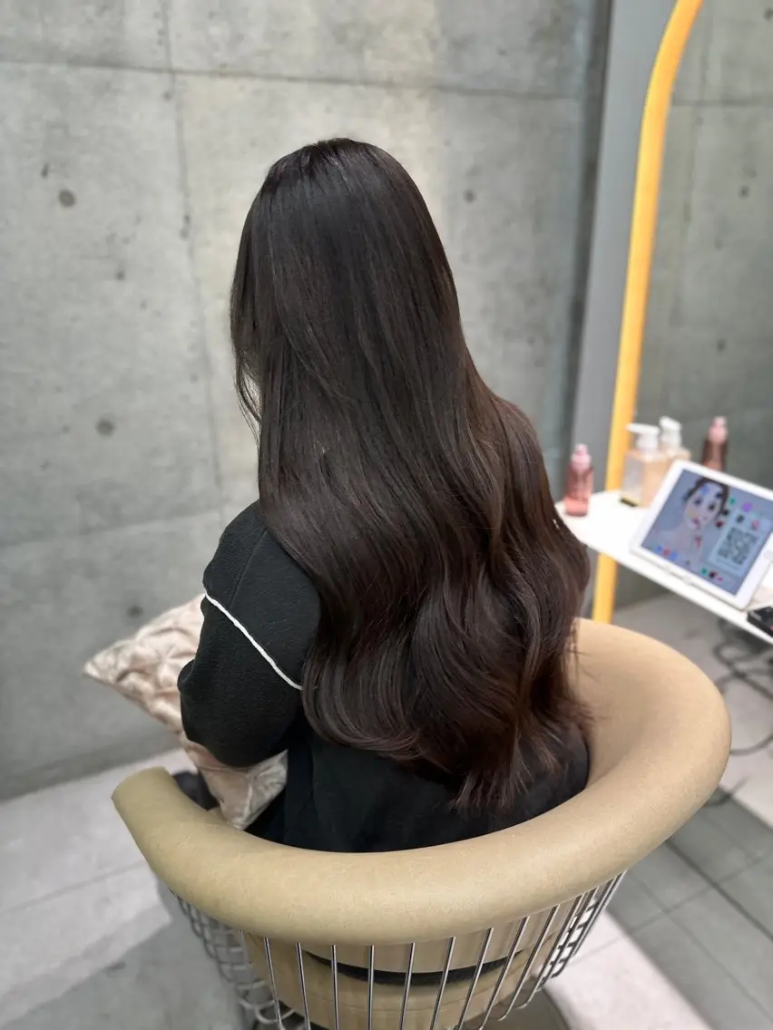 セミロング カラー カット ヘアカラー トリートメント 《髪質改善✖️オリー ブ🧸》小嶋拓也のヘアスタイル