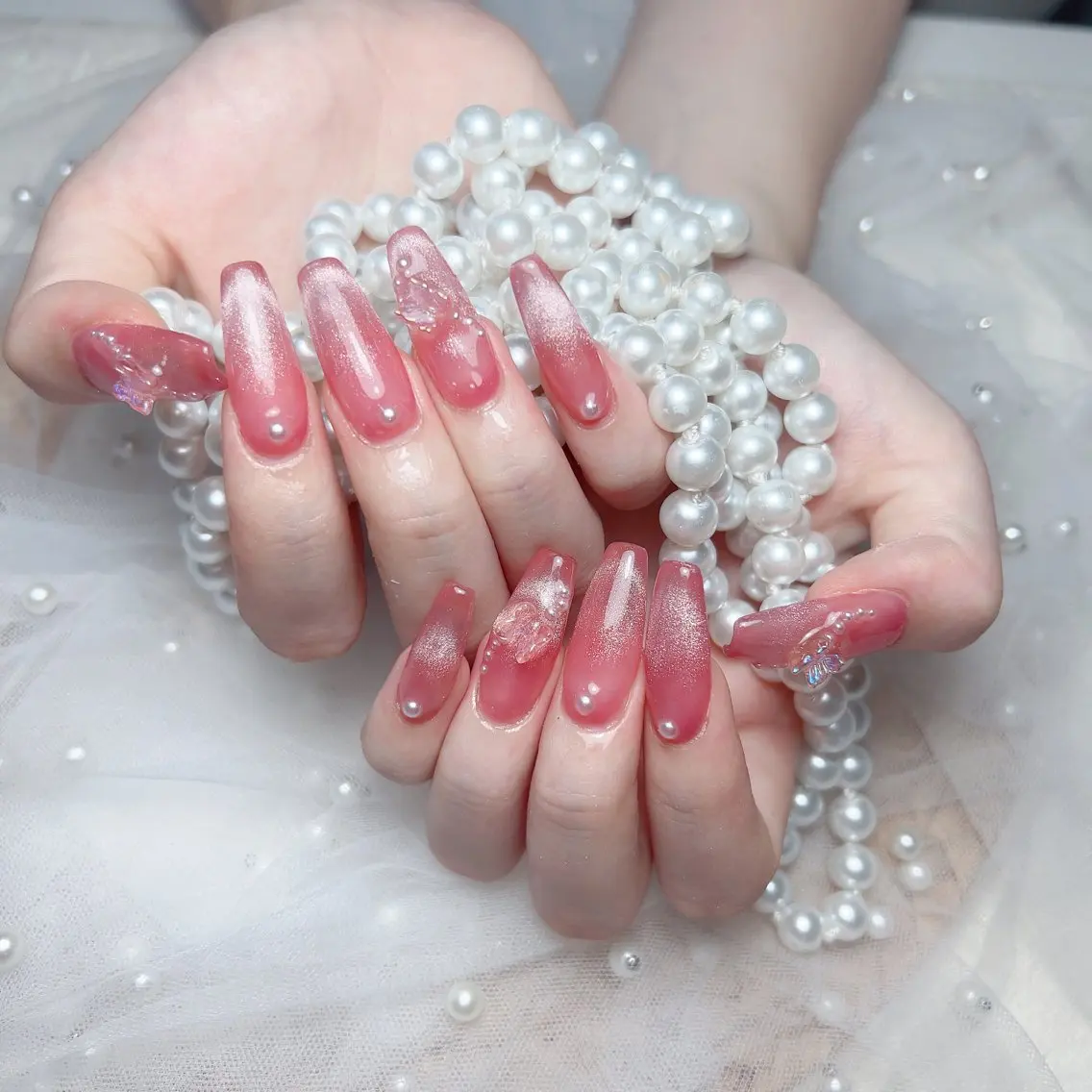 ネイル M 🌷Nail 長さだし専門店のネイルデザイン