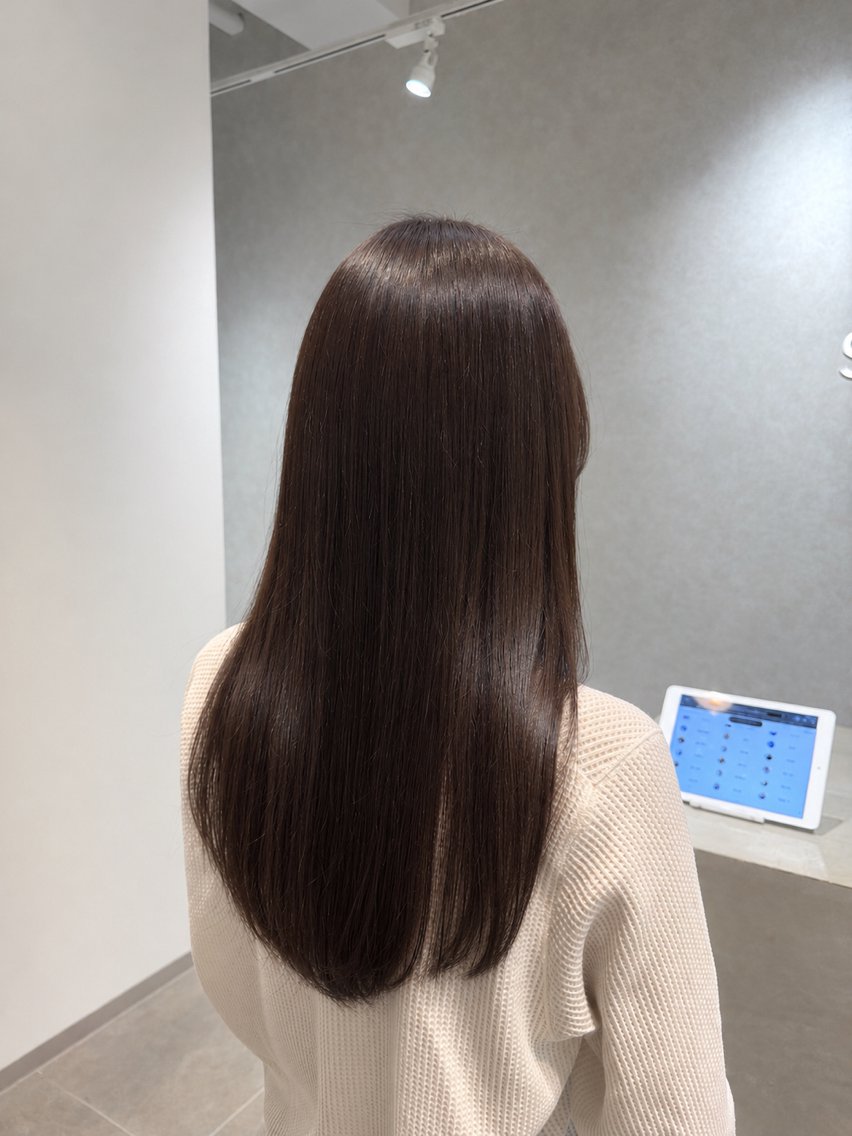 カラー ヘアカラー AYA 艶カラー／ナチュラルのヘアスタイル