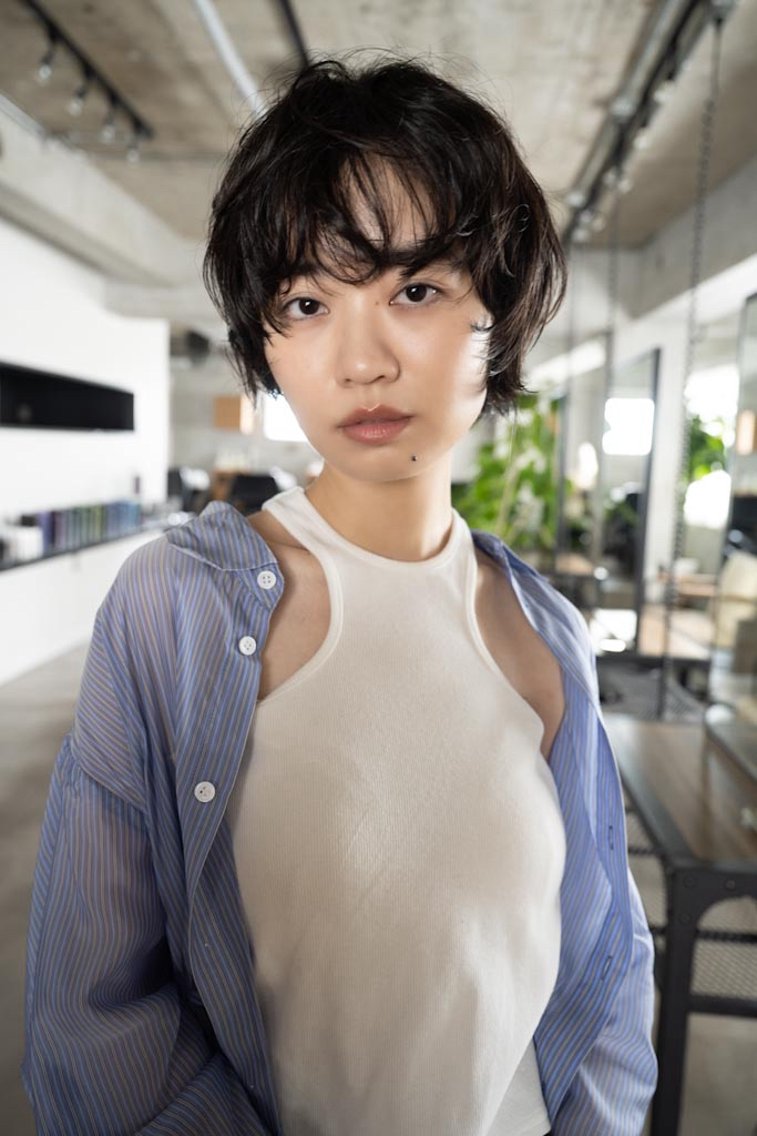 ショート パーマ 丸みショート ショートヘア カット 植木 大基のヘアスタイル