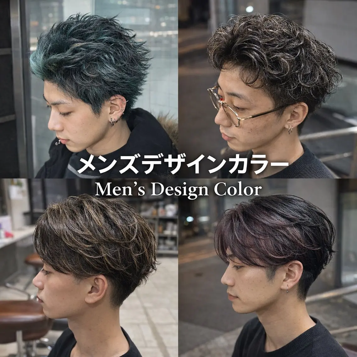 🚹メンズ歓迎クーポン🚹ブリーチありWcolor❤️🔥の写真