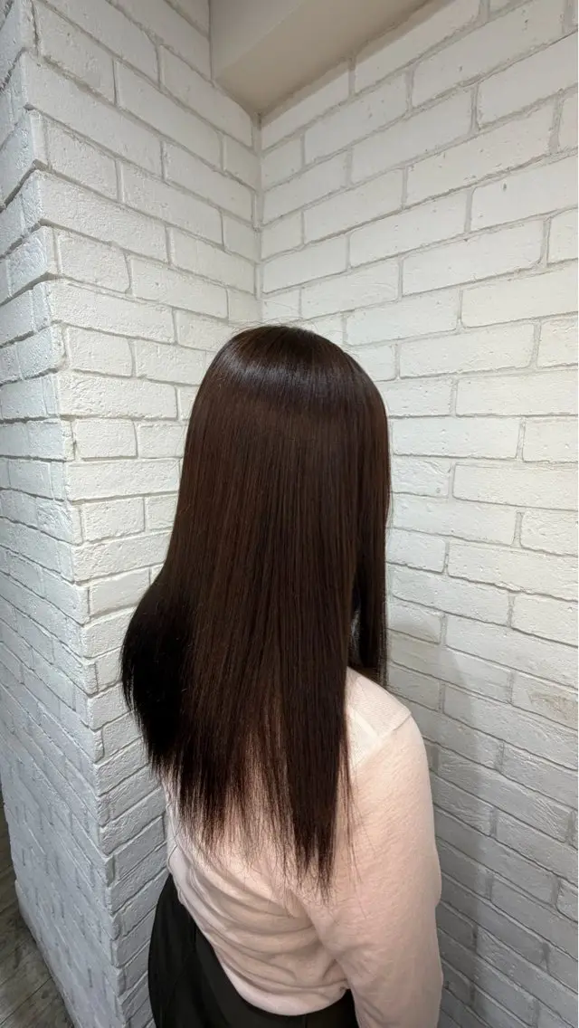 セミロング カラー ヘアカラー Harue ·͜·のヘアスタイル