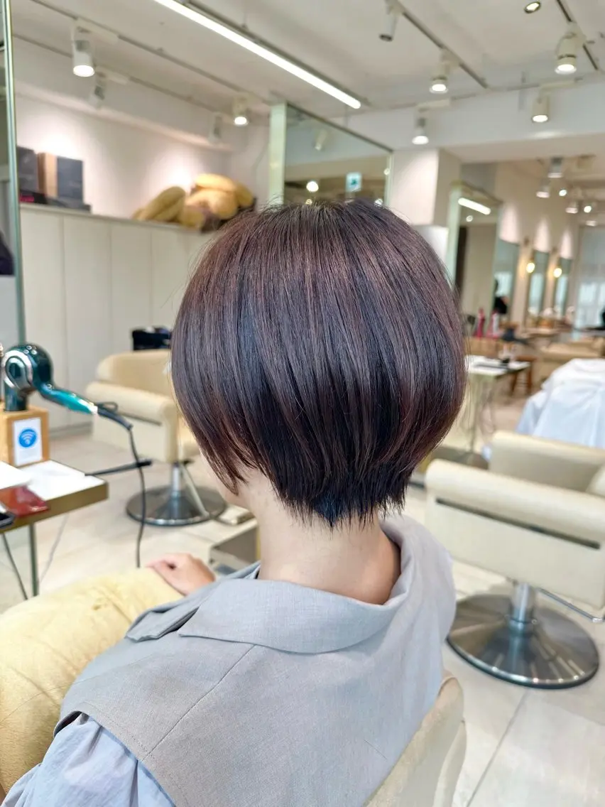 ショート 🌼アユム/レイヤー ハッシュカット🌼のヘアスタイル