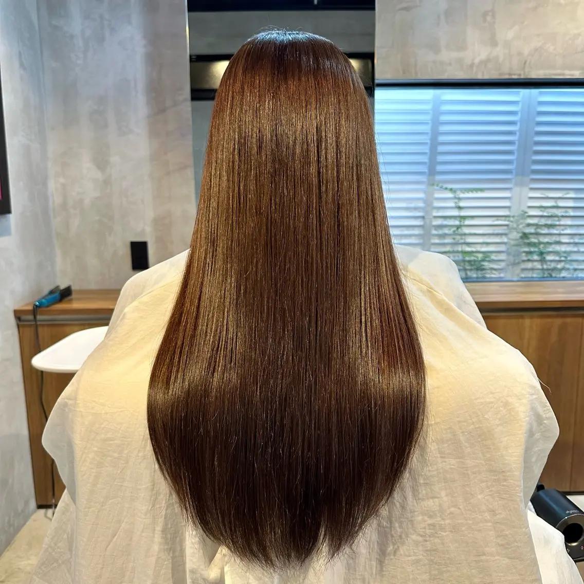 ロング カラー トリートメント カット ヘアカラー トリートメント 飯田 智也のヘアスタイル