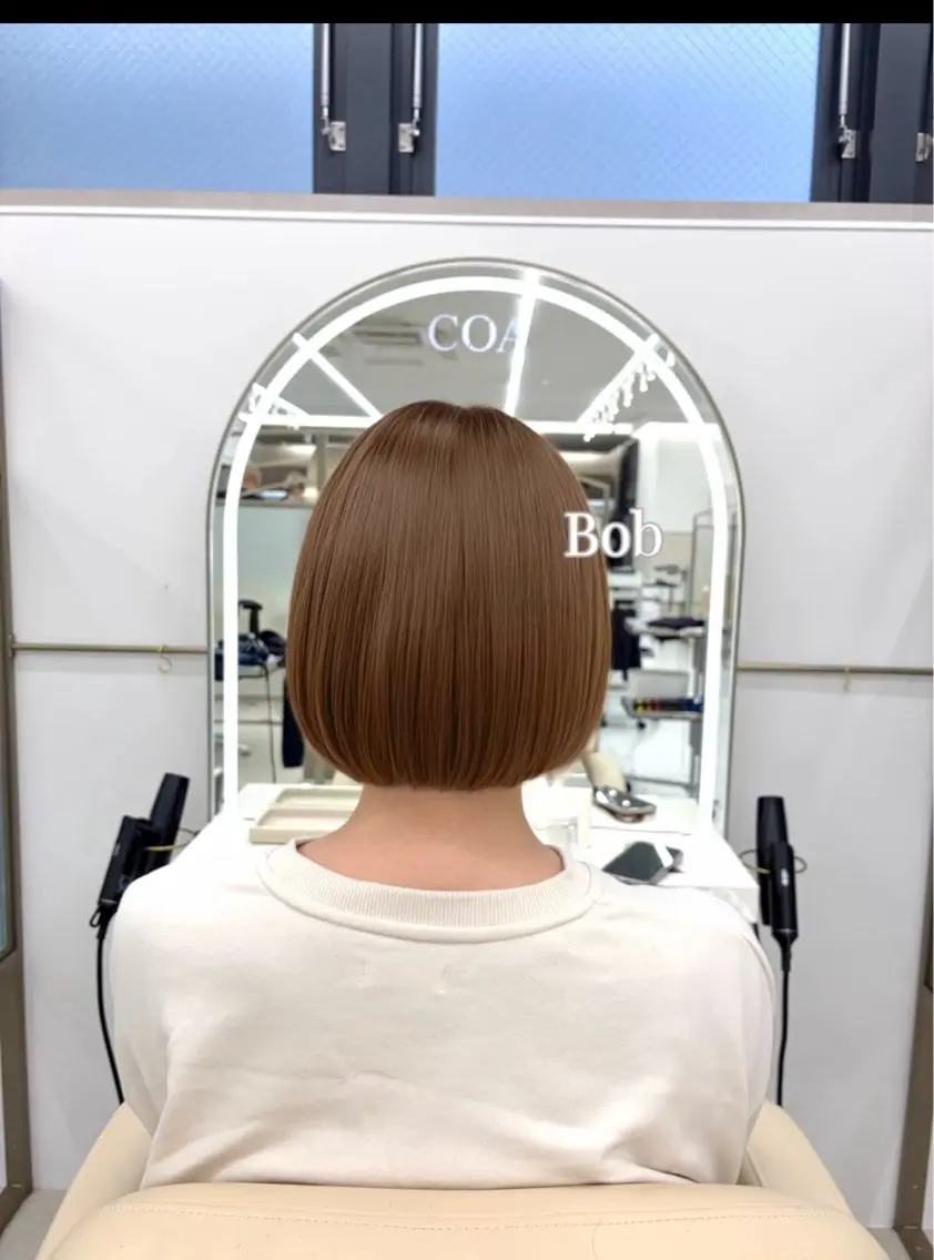 ショート カラー ボブ トリートメント COAGINZA /メンズ/ERINAのヘアスタイル