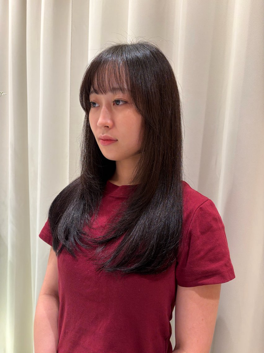 ロング オオカメ ユヅキのヘアスタイル