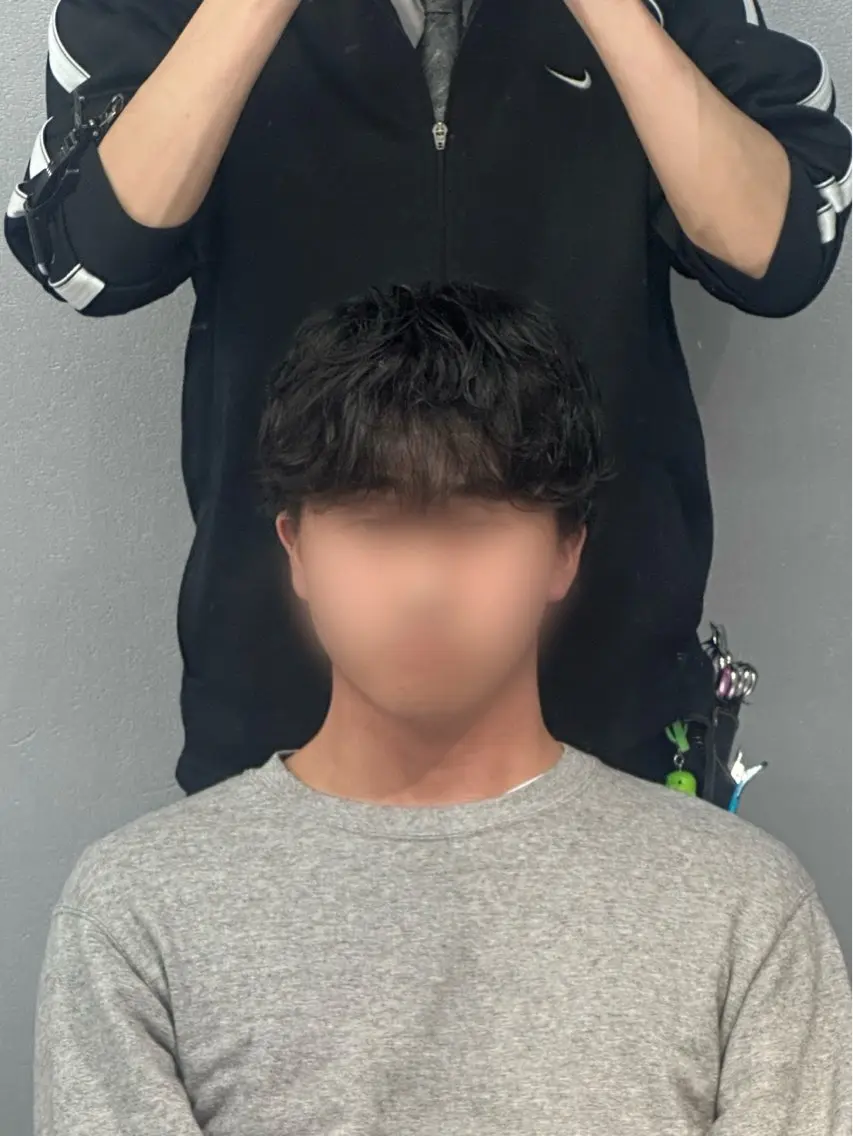 【TERRE限定】韓国メンズカット＆韓国パーマ【シャドウパーマ】の写真