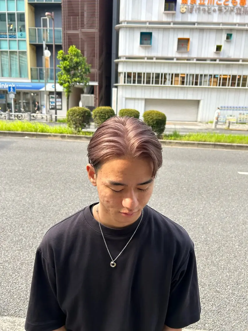 【清潔感×今っぽさ】刈り上げマッシュ+ワンカラー🎨の写真