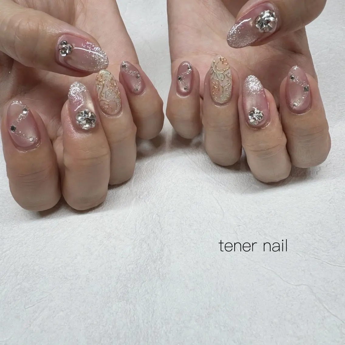 ネイル ワンホンネイル ハンドネイル テネルネイル tener nailのネイルデザイン
