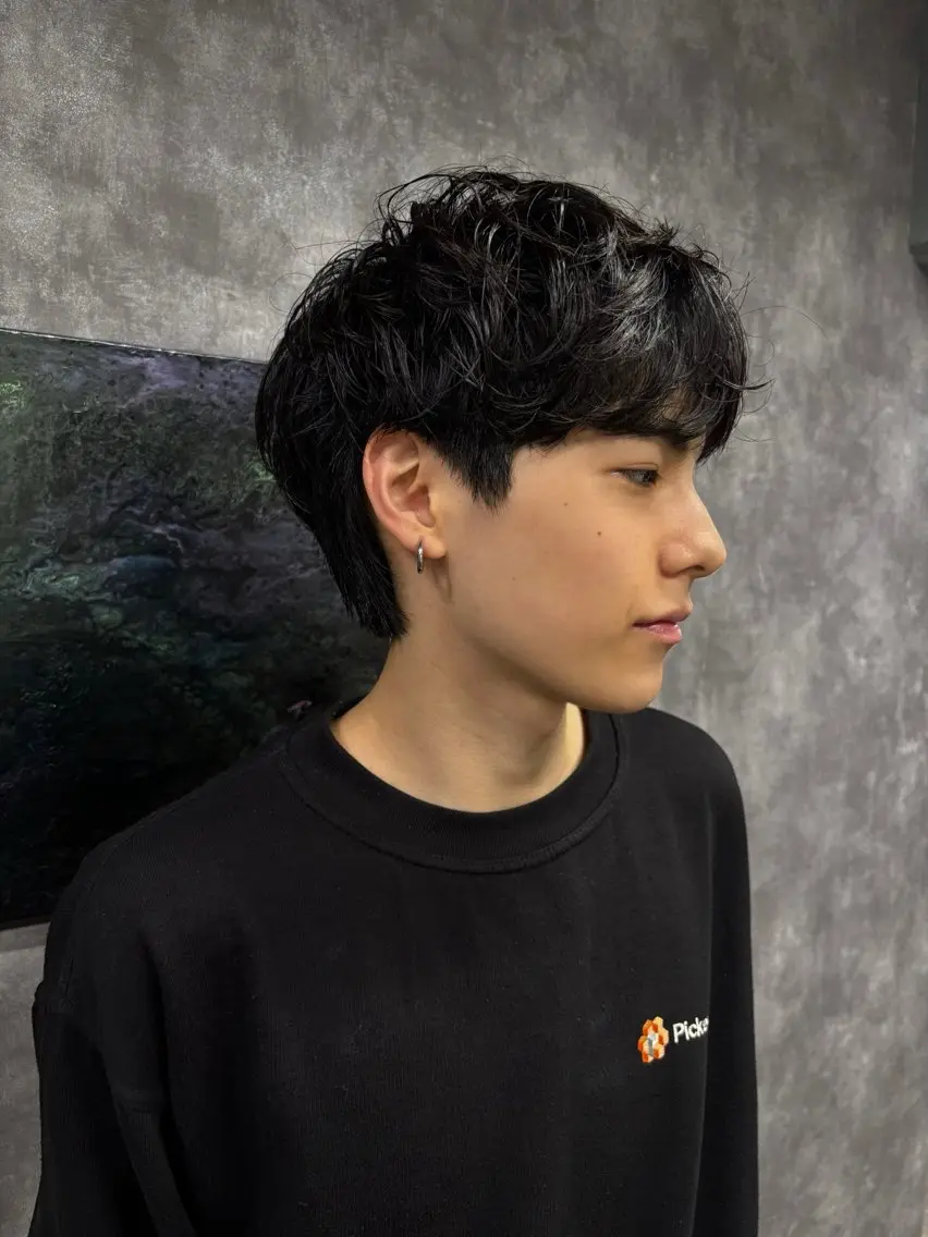 ショート カット パーマ 高橋 くるみのヘアスタイル