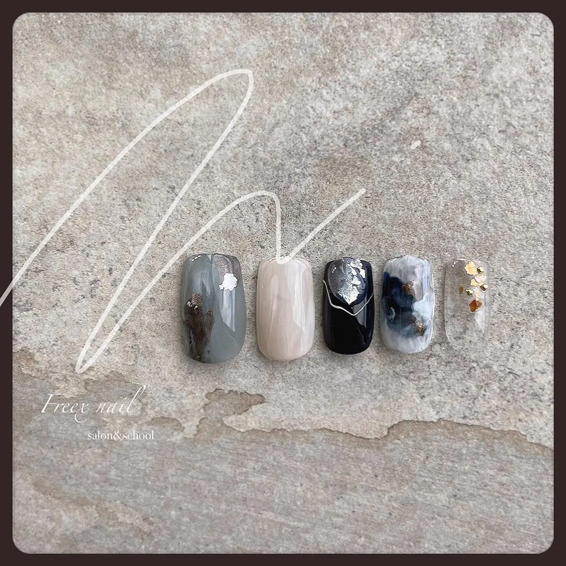ネイル ニュアンスネイル ハンドネイル ハンドケア freex nail /ニュアンス/個性派のネイルデザイン