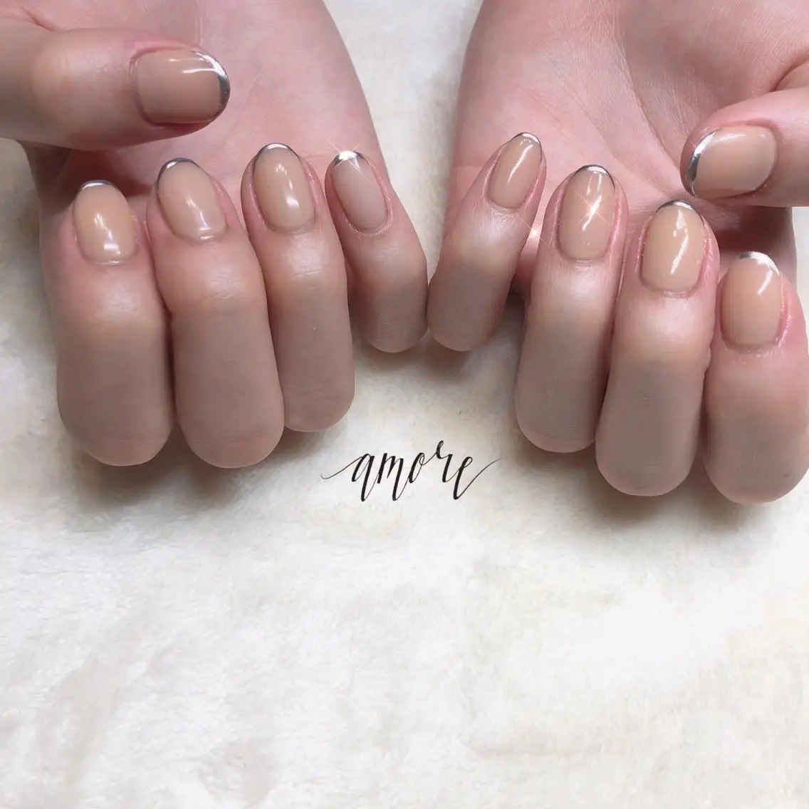 ネイル フレンチネイル ジェルネイル ニュアンスネイル You kyehwaのネイルデザイン