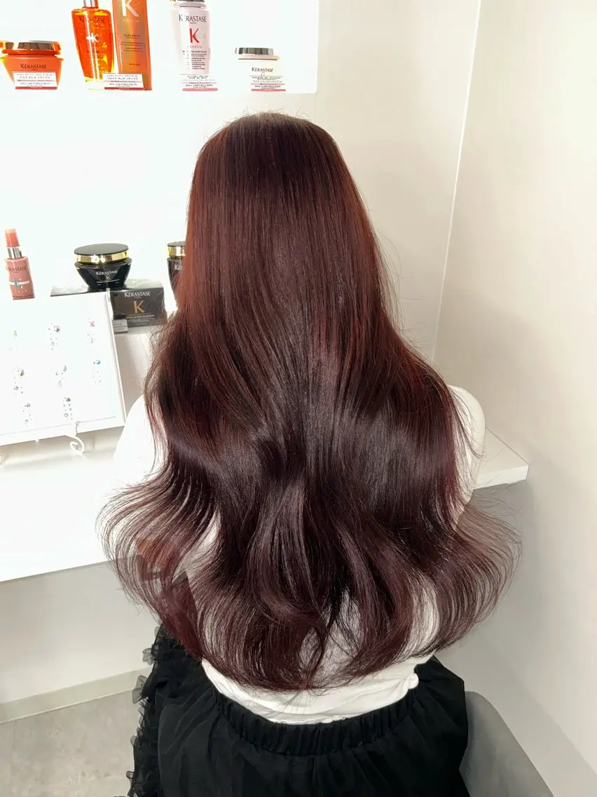 ロング カラー カット ヘアカラー カラー/エクステ 🤍ルナのヘアスタイル