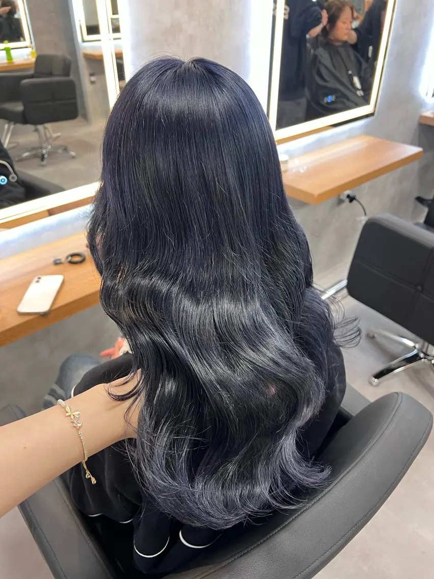 セミロング カラー 💖札幌カラー 指名No.1💖玲奈のヘアスタイル