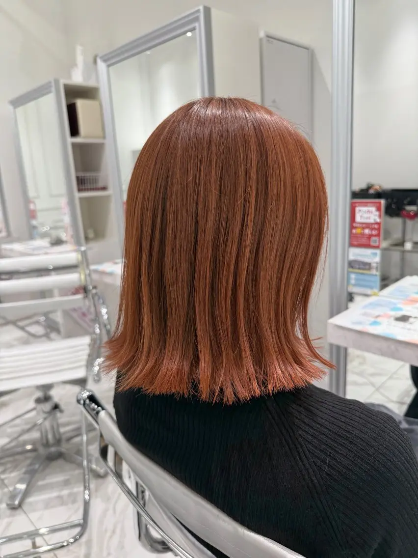 ミディアム ボブ 外ハネヘア 柳澤 和也のヘアスタイル