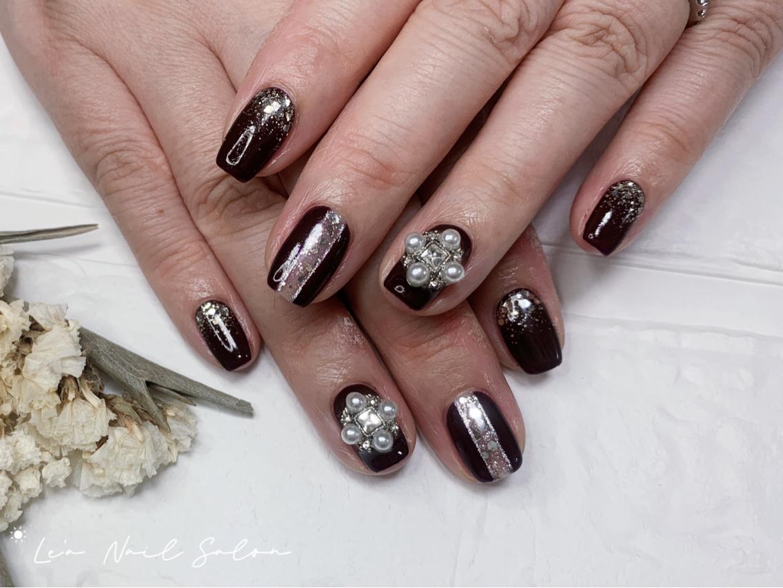 ショート カラー ネイル Le’a NailSalonのネイルデザイン