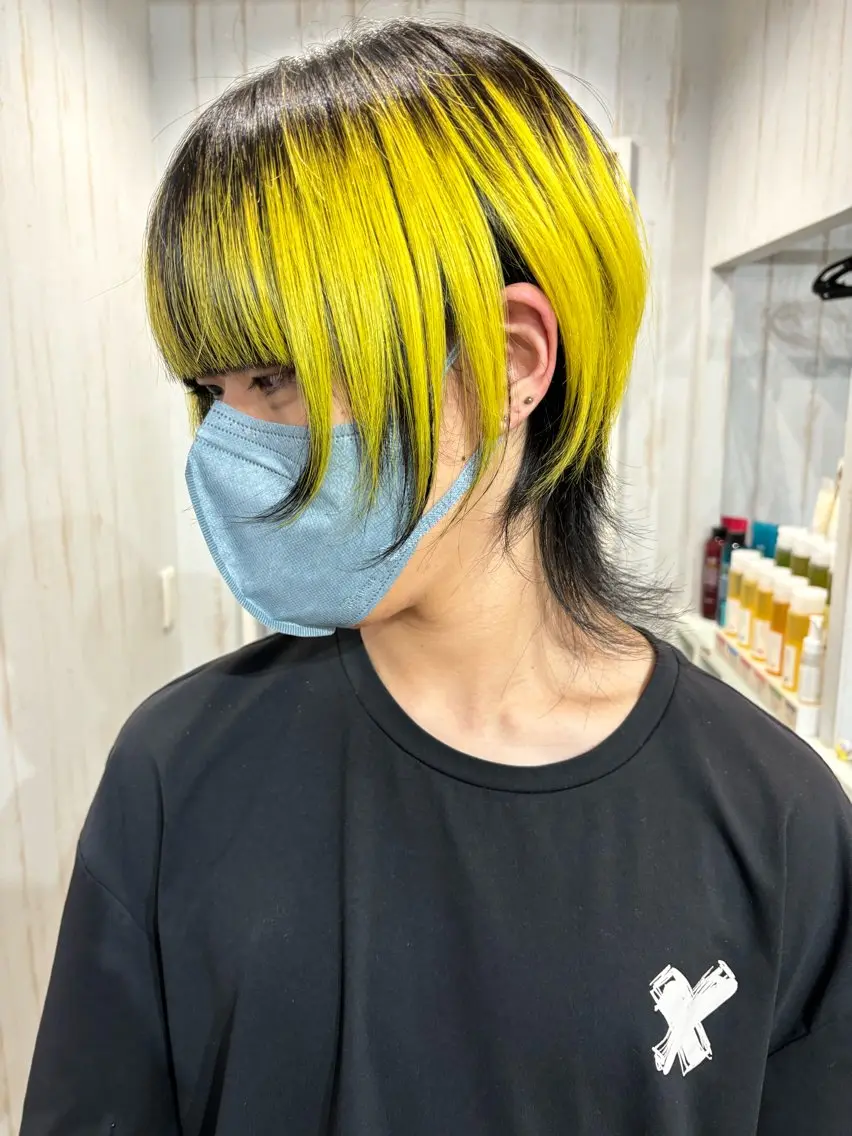 ショート カラー メンズ メンズブリーチ ブリーチ 桑原 由理のヘアスタイル
