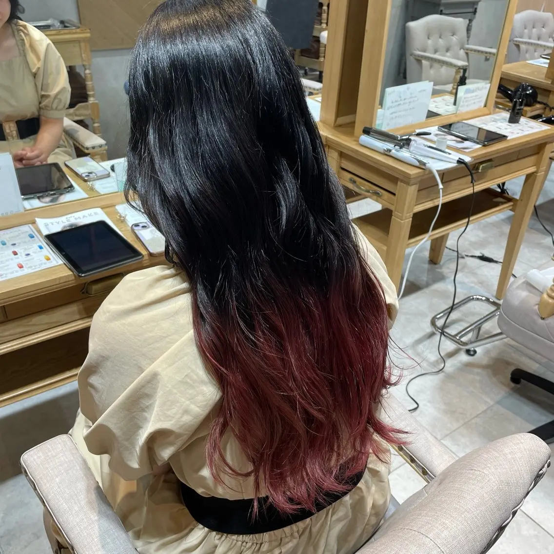 カラー 🍒ヘアアレンジ🍒 ゆりのヘアスタイル