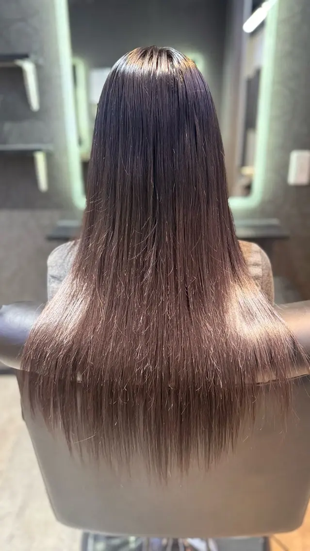 ロング カラー カット ヘアカラー エクステ JADE 💎 Yukiのヘアスタイル