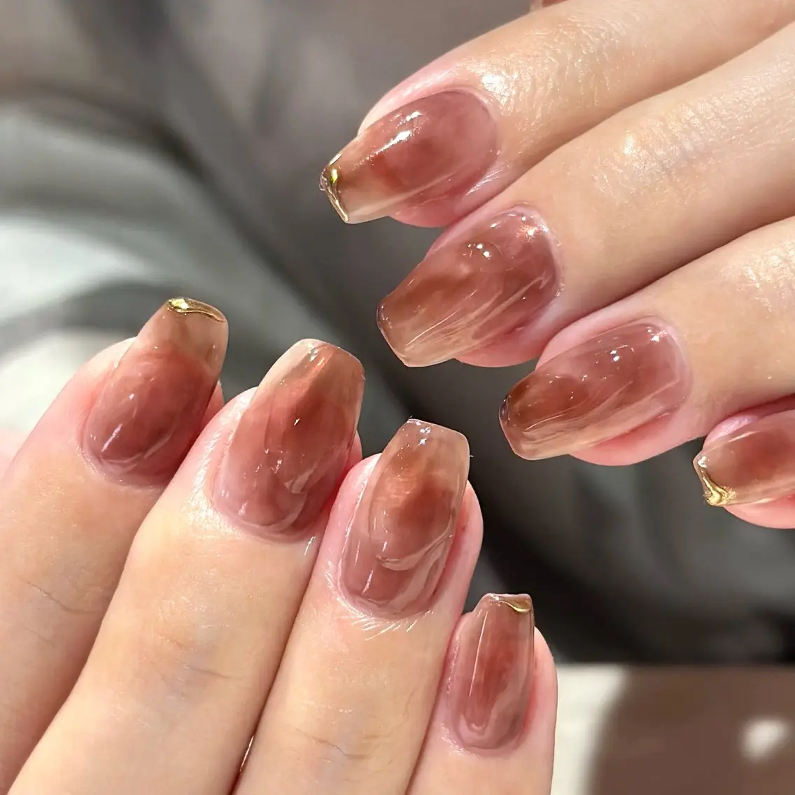 ネイル ニュアンスネイル aoi .のネイルデザイン