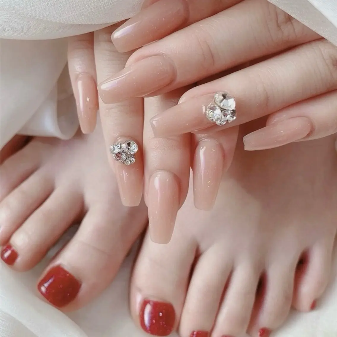 ネイル フットネイル ワンカラーネイル スカルプネイル NAILR rina 🎀ིྀ恵比寿のネイルデザイン