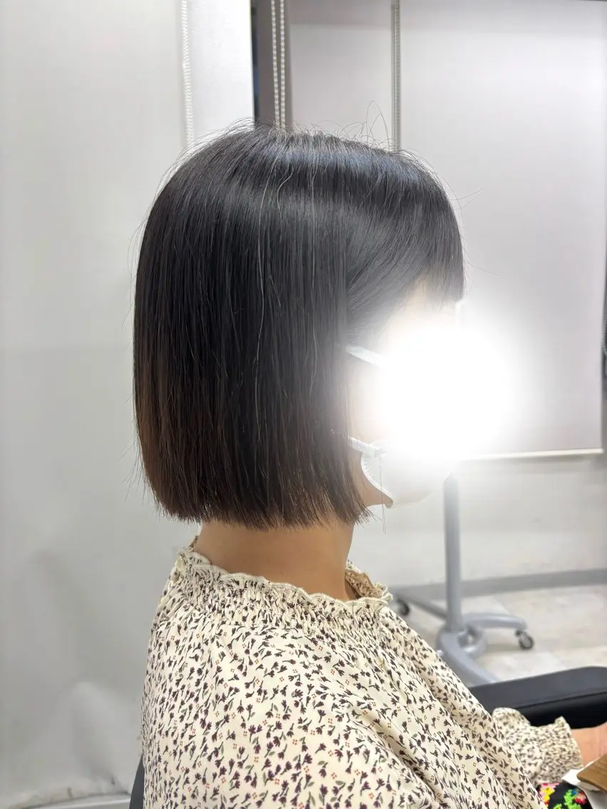 🌼夏のまとまるボブカット🌼　カット➕1stepトリートメント🧴🫧の写真