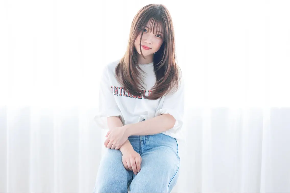 ロング カラー ロングレイヤー レイヤーカット ロング 小野 和摩のヘアスタイル
