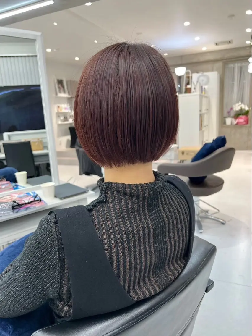 ショート 山崎結菜 髪質改善💎のヘアスタイル