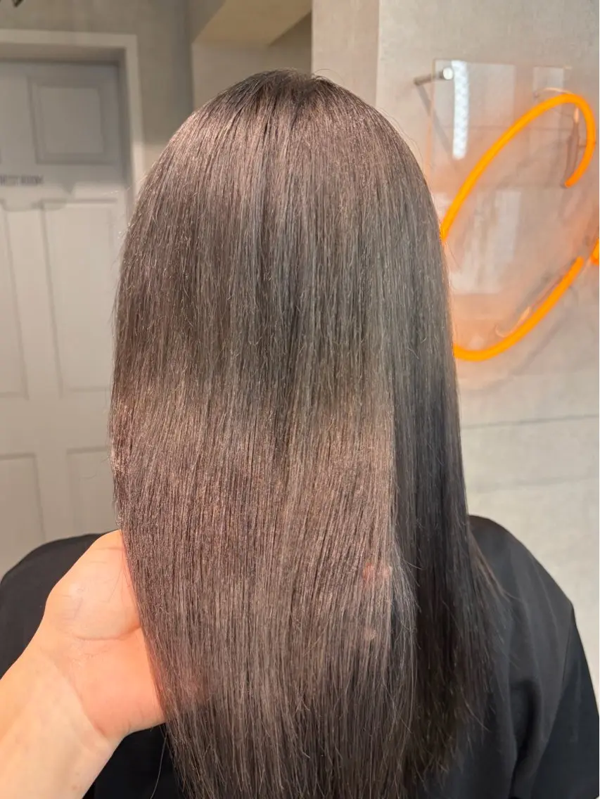 ロング カラー ヘアカラー 透明感カラー🫧🎀 まりなのヘアスタイル