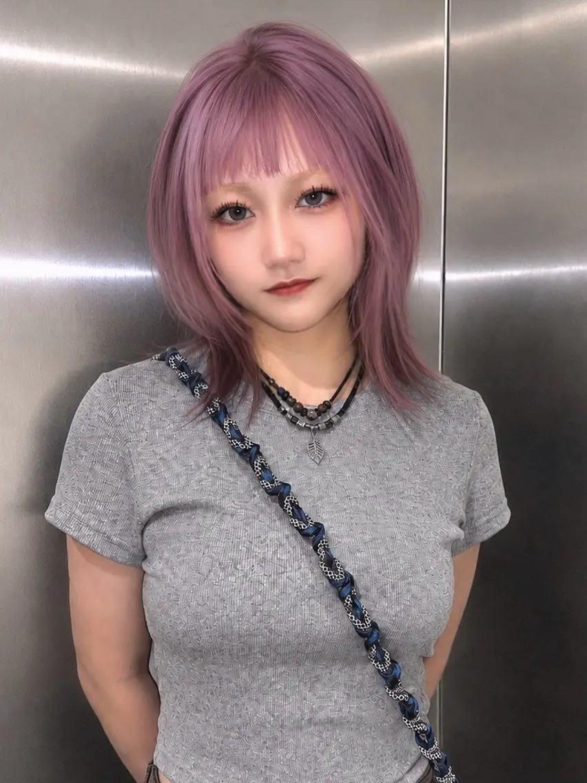 ミディアム カラー ヘアカラー †❤︎池袋/カラー/ ENA❤︎†のヘアスタイル