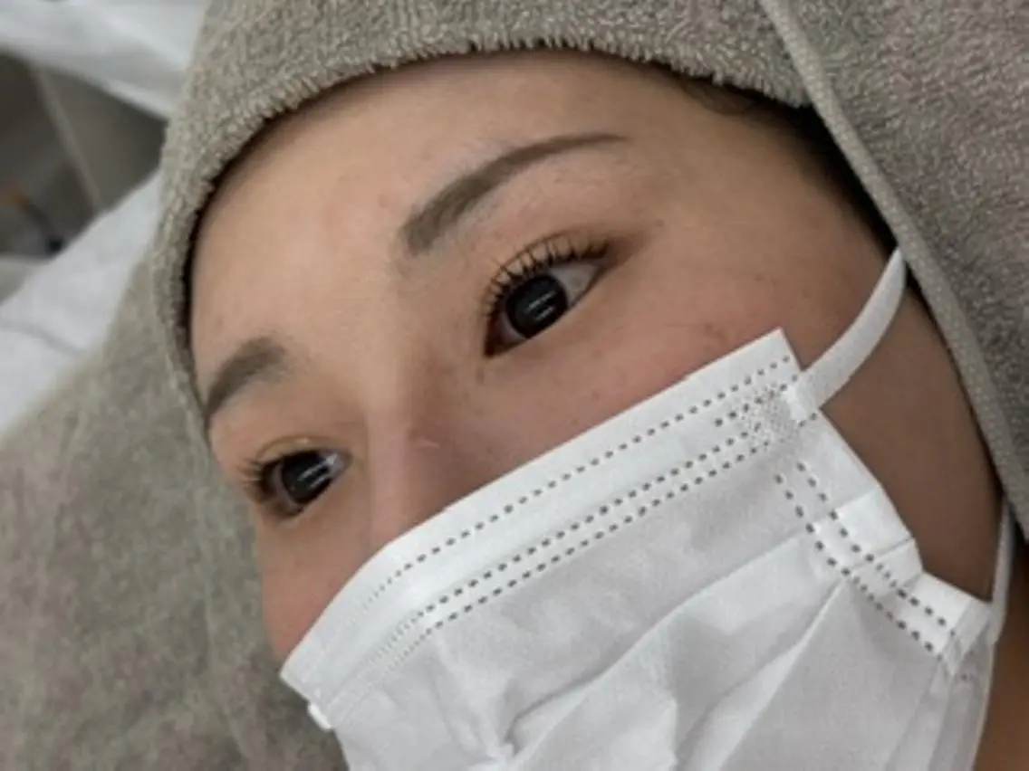 マツエク・マツパ 束感まつ毛 韓国風マツエク ナチュラル パリジェンヌラッシュリフト 一重×まつ毛パーマ まつげパーマ💛 MARIKOのマツエク・マツパデザイン