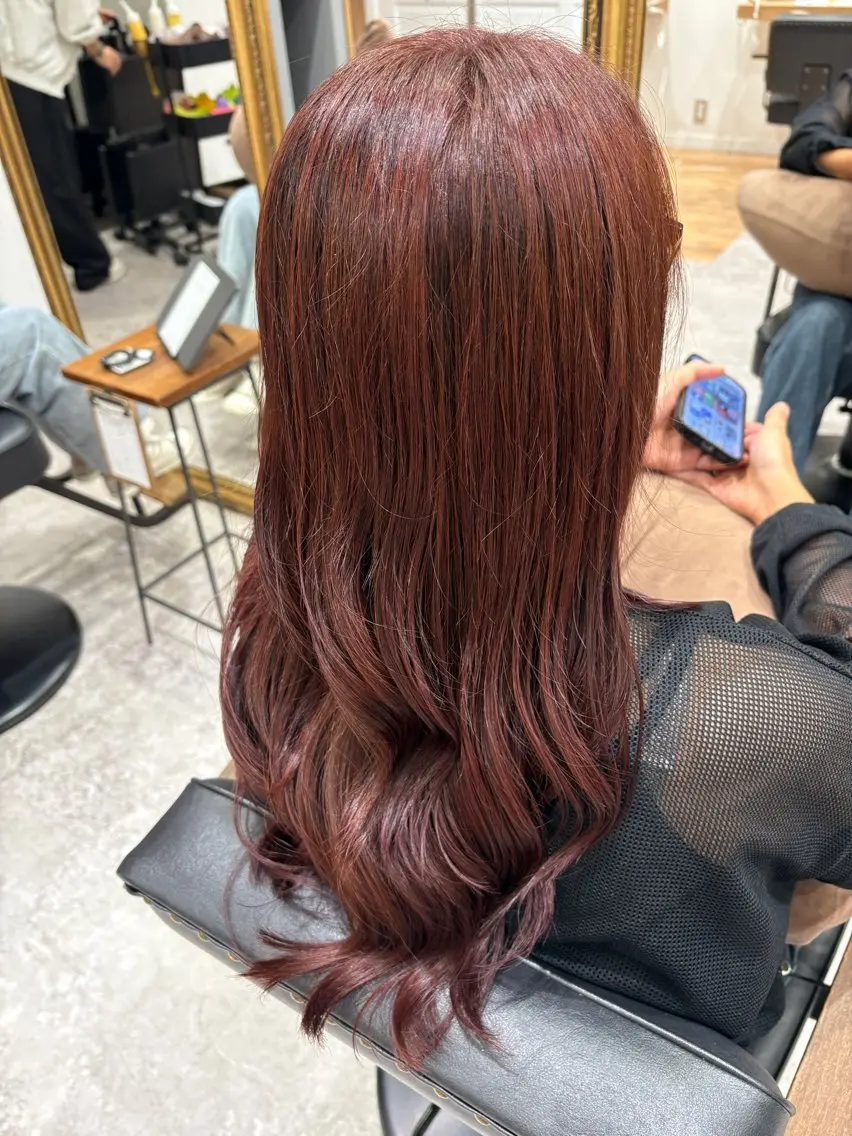 カラー ヘアカラー ピンクカラーアレンジ 🩷AYANA🩷のヘアスタイル