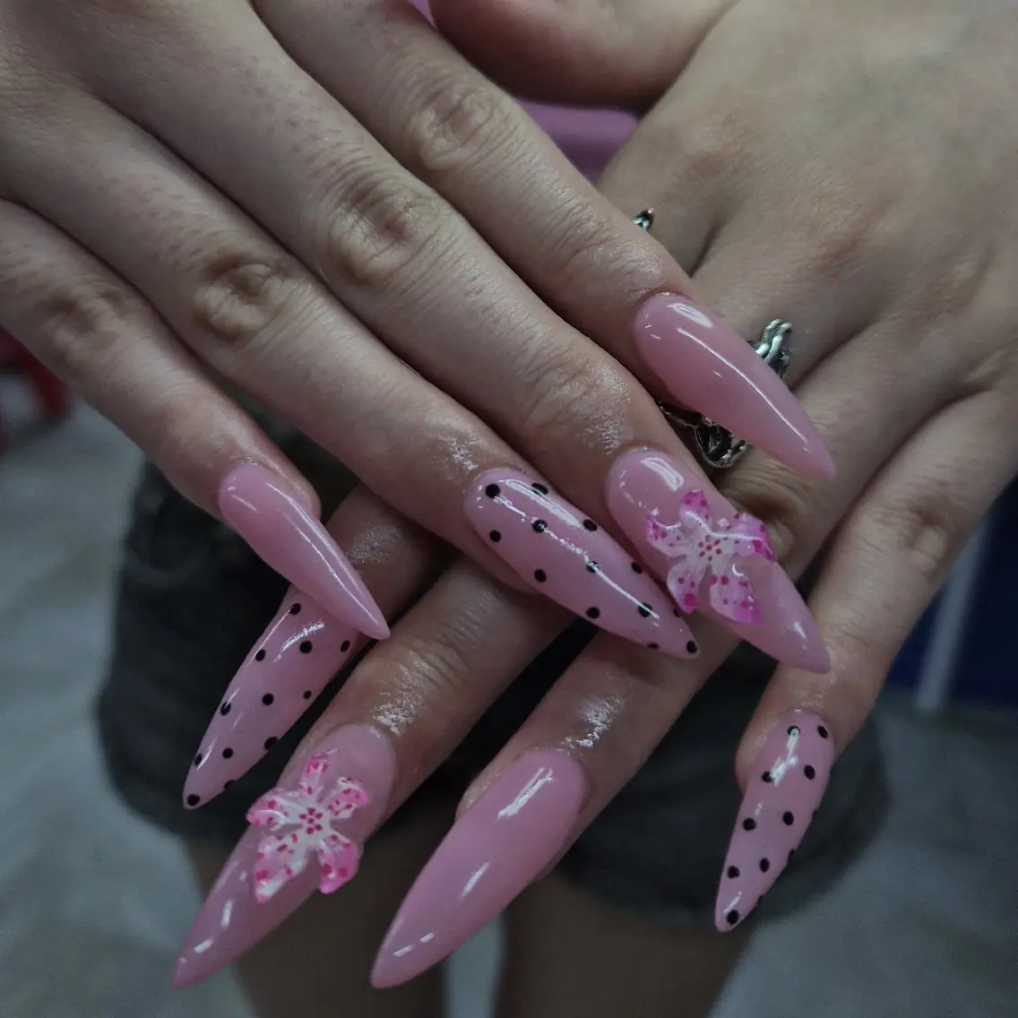 【練習モデル‼️】長さだし10本➕60分アート💅✨の写真