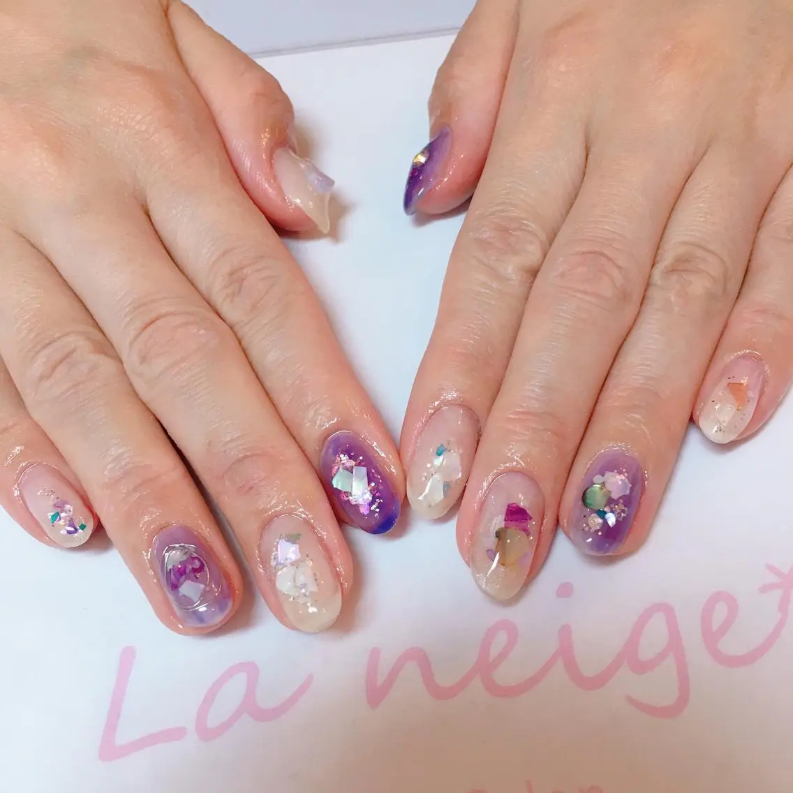 ネイル La neige* yuki 🐩🌙のネイルデザイン