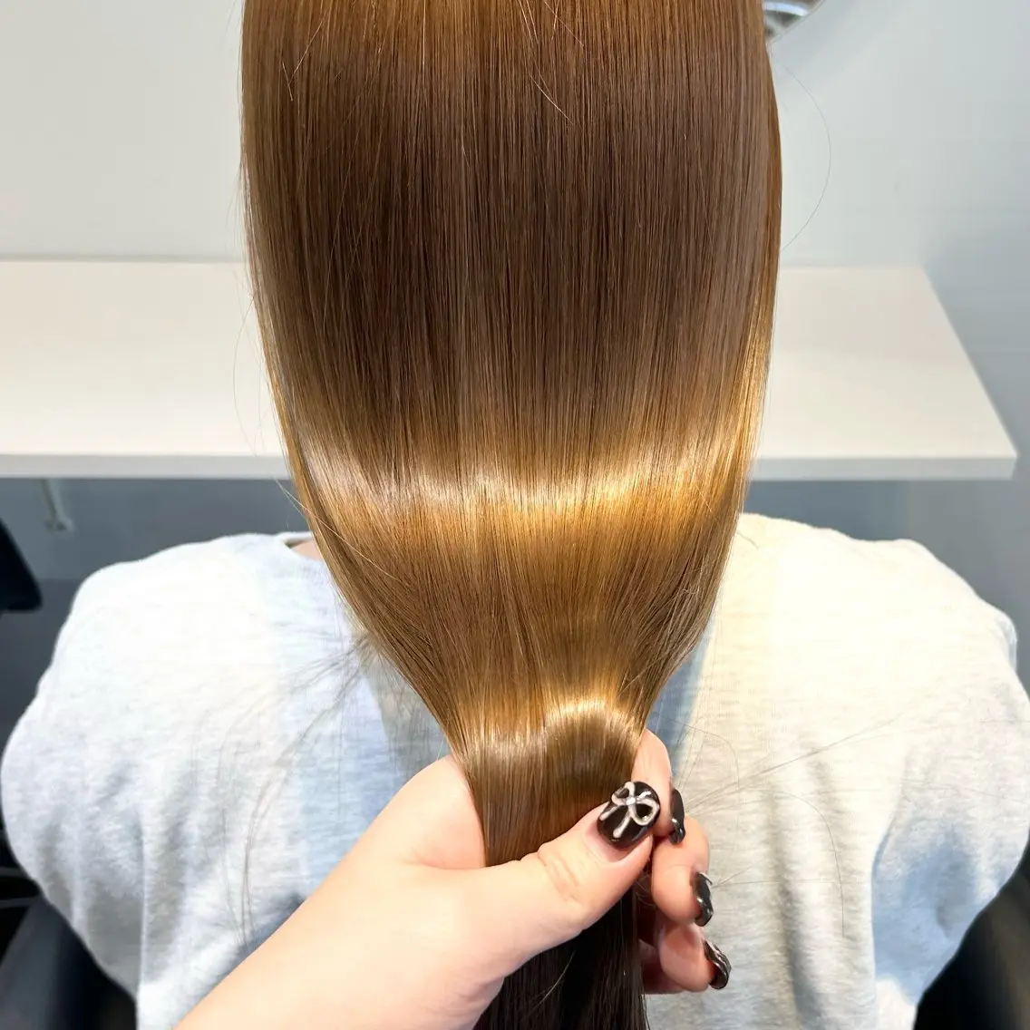 ロング カラー ヘアアレンジ レイヤーカット×髪質 改善🇰🇷シオリのヘアスタイル