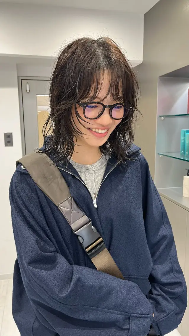 ミディアム ミディアムパーマ レイヤーカット 似合わせカット ボブ特化 ⭐️期間限定しゅうまのヘアスタイル