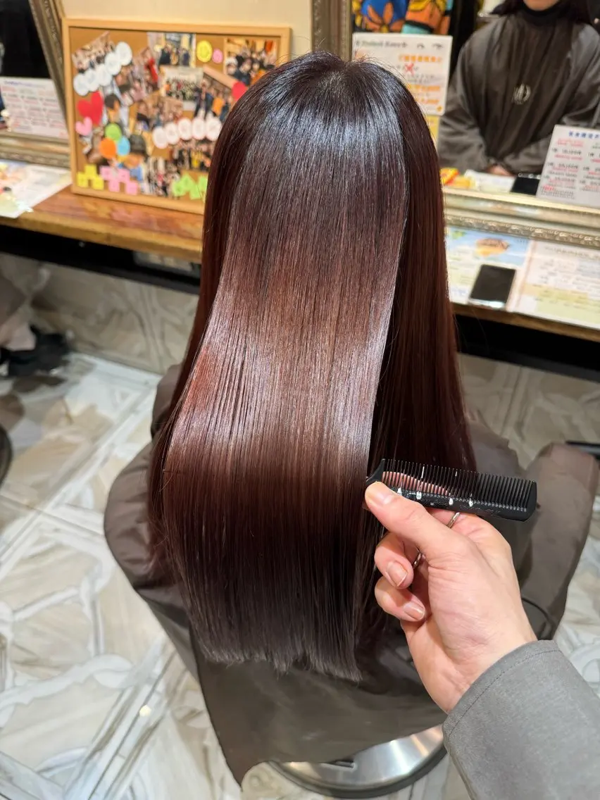 ロング 髪質改善 カット トリートメント 髪質改善・縮毛矯正 白根凌二のヘアスタイル