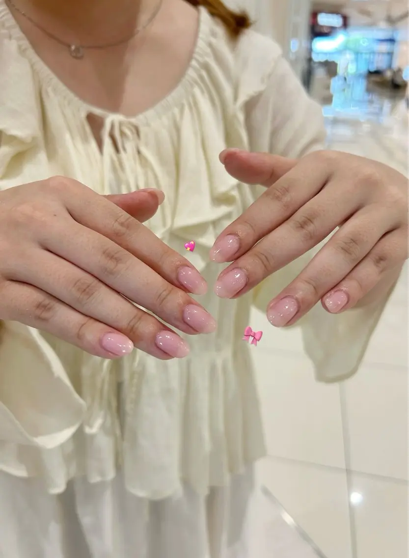 ネイル ラメ(グリッター) ワンカラーネイル ハンドネイル 🎀miyake ｜nailのネイルデザイン