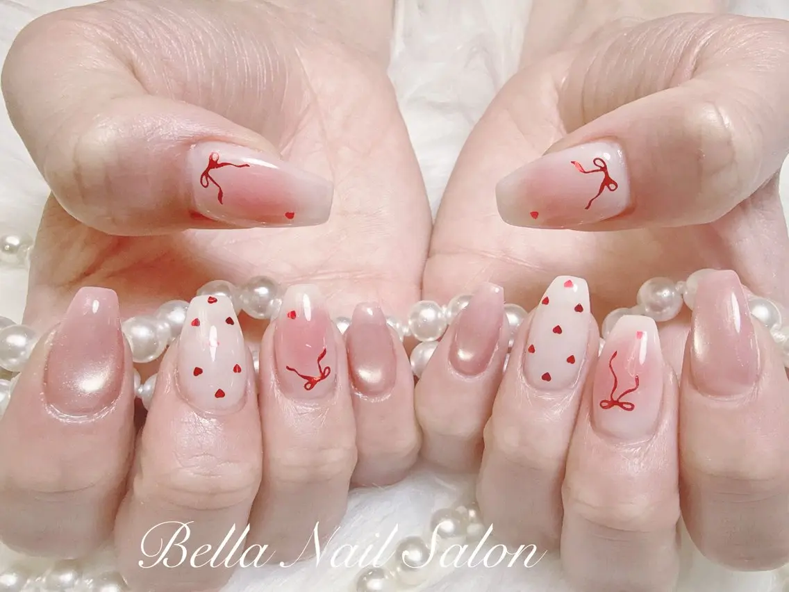 ネイル ハンドネイル Bella Nail Salonパラジェルのネイルデザイン