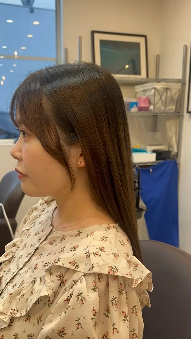 ロング ヘアカラー トリートメント ❤️可愛いハイトーン を造る❤️AKIRAのヘアスタイル