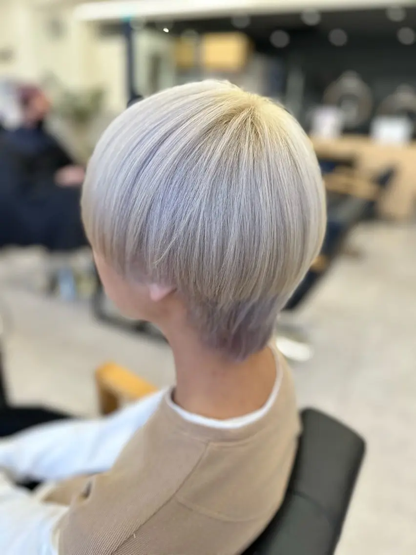 ショート カラー メンズ 古河 湊斗のヘアスタイル