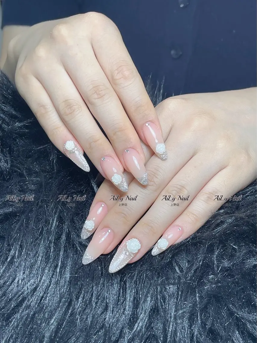 ネイル アートネイル ジェルネイル マグネットネイル ニュアンスネイル シンプルネイル ハンドネイル AiLy Nail 上野店のネイルデザイン