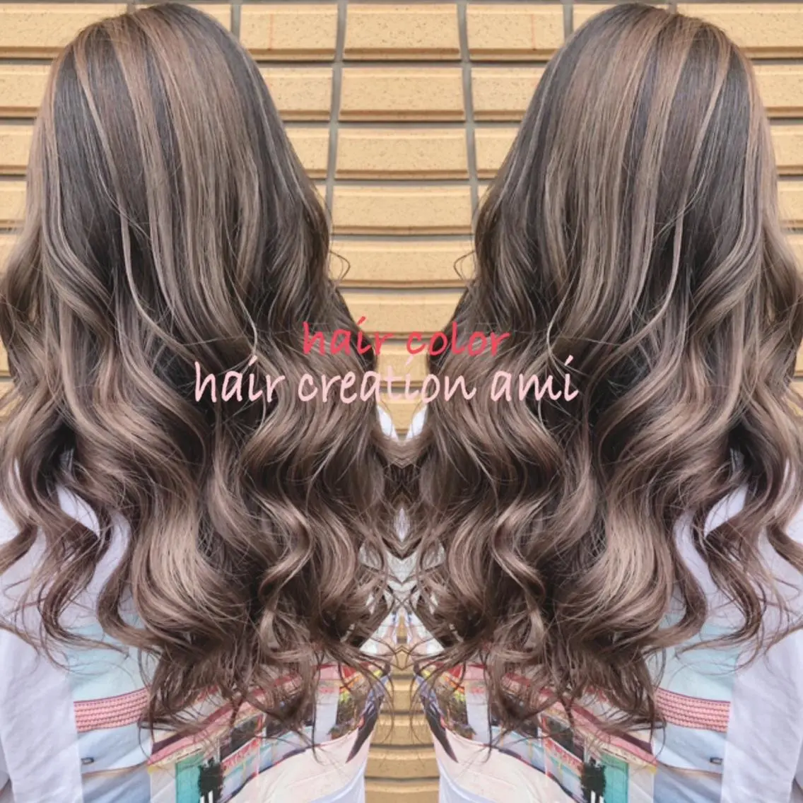 ロング カラー ベージュカラー ミルクティーベージュ ヘアカラー KR2S マネージャーのヘアスタイル