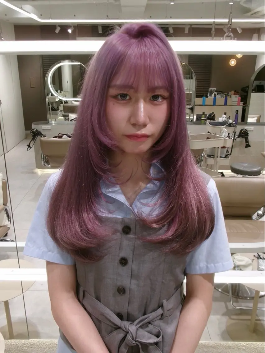 ロング カラー 乃天 ﾉｱのヘアスタイル