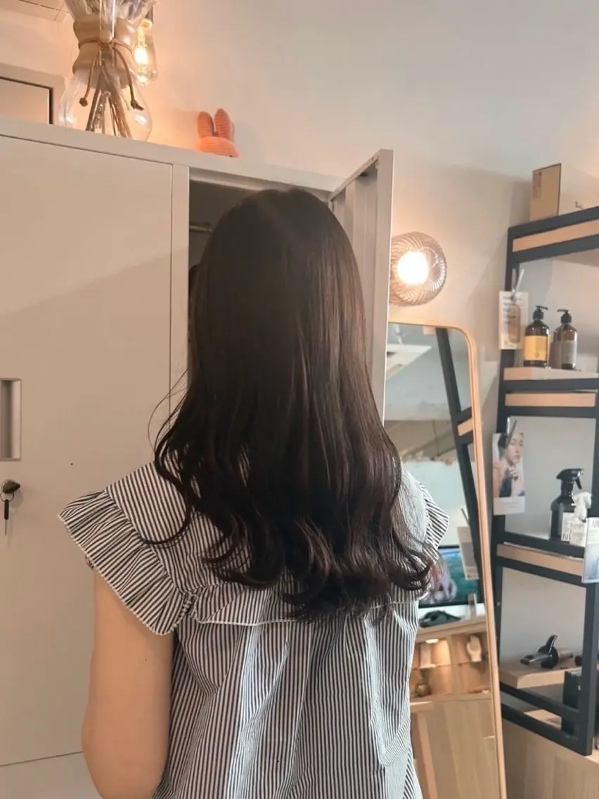 カラー ブラウンカラー ウメキ ユウカのヘアスタイル